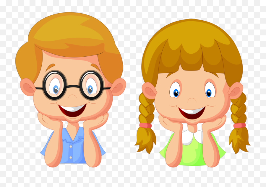 Download School Clipart Borders And Frames Cartoon Boy And Girl Clipart Gif Png Free Transparent Png Images Pngaaa Com