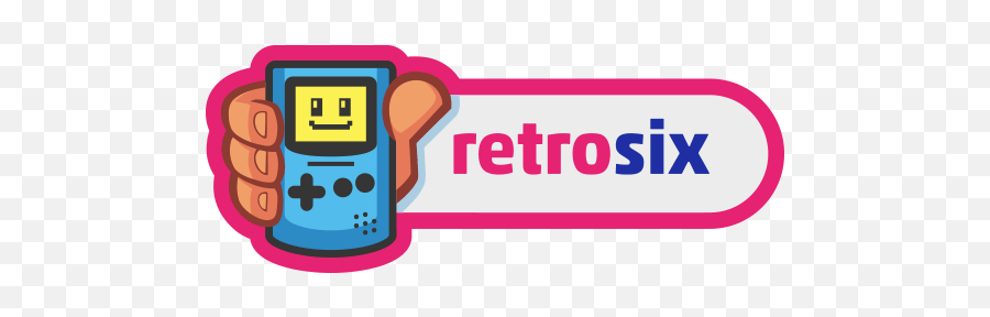 Retrosix Gaming Mascot And Logo Design Portafolio - Clip Art Png,Gameboy Color Png