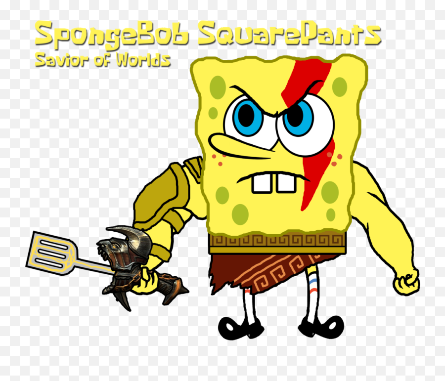Spongebob Squarepants Download Transparent Png Image Arts - Spongebob God Of War,Excited Face Png