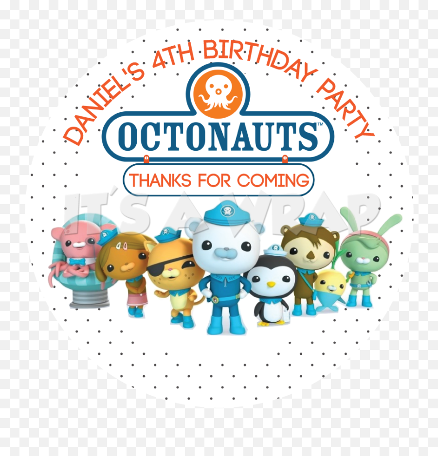Octonauts Party Box Stickers - Octonauts Sticker Png,Octonauts Logo