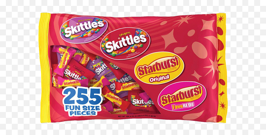 Starburst And Skittles Variety Mix 255 Ct - 1044 Oz U2022 Fast Shipping U2022 Low Price Skittles Png,Starburst Candy Png