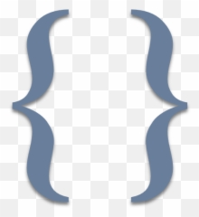 Curly Braces Free Icon Of Pictograms Vol1 Icons - Chaves E Colchetes Png