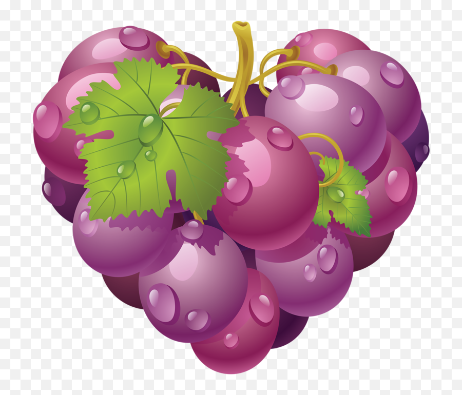 Grain De Raisin Png Images Transparent Background Play - Heart Grapes Png,Grain Png