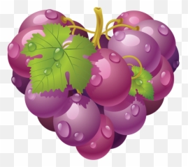 Grain De Raisin Png Images Transparent Background Play - Heart Grapes Png,Grain Png