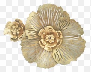 Gold Metal Flower U2013 Marble U0026 Co - Artificial png