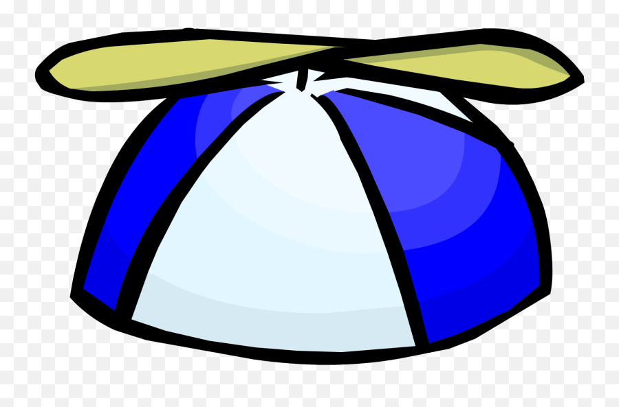 Blue Propeller Cap - Club Penguin Propeller Hat Png,Propeller Hat Png