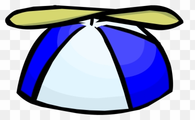 Blue Propeller Cap - Club Penguin Propeller Hat Png,Propeller Hat Png