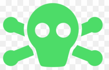 Skull And Crossbones Silhouette - Free Vector Silhouettes Pirate Symbol Clip Art png