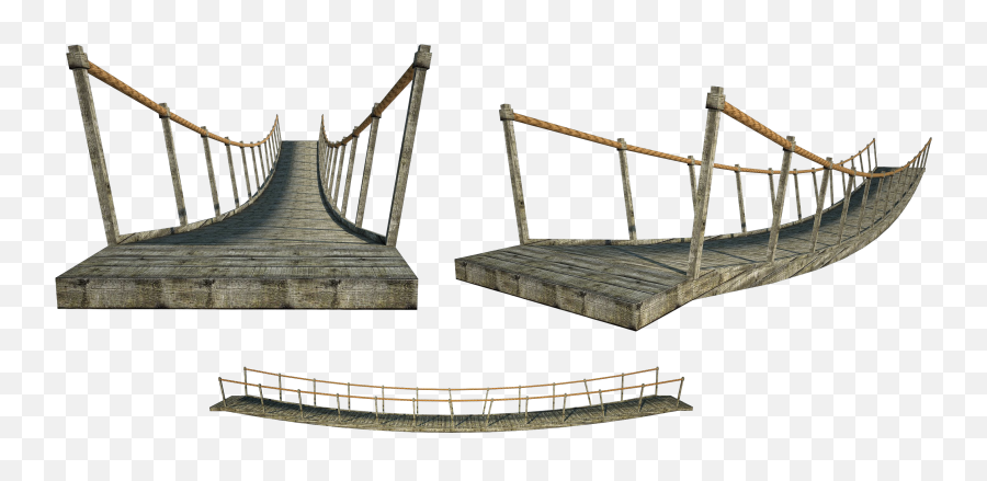 Download Wooden Bridge Png Image For Free - Rope Bridge Png Transparent,Bridge Png