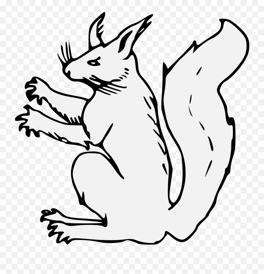 Png - Heraldic Squirrel,Squirrel Png