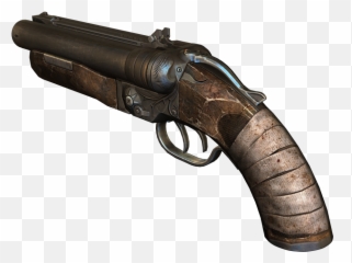 Double Barrel Shotgun - Sawed Off png