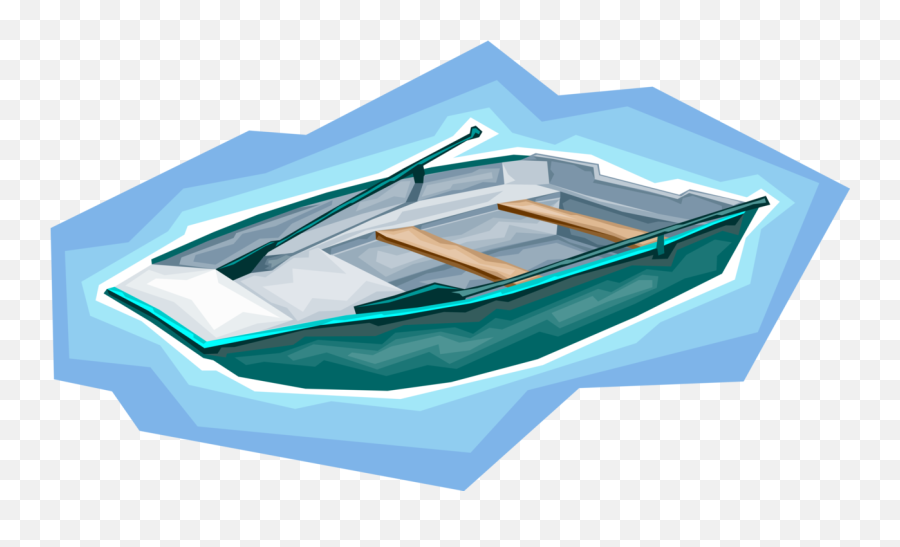 Download Vector Illustration Of Rowboat Or Row Boat - Marine Architecture Png,Row Boat Png