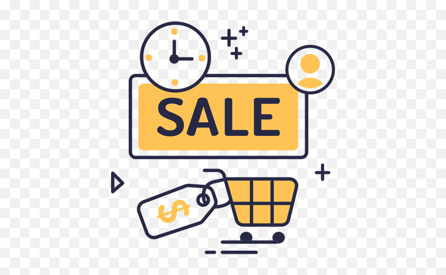 Online Shopping Sale Stroke Icon - Transparent Png U0026 Svg Compras En Linea Png,Online Shopping Png