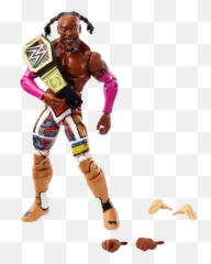 Wwe Elite Collection Wrestlemania 36 Kofi Kingston - Kofi Kingston Action Figure Png,Kofi Kingston Png