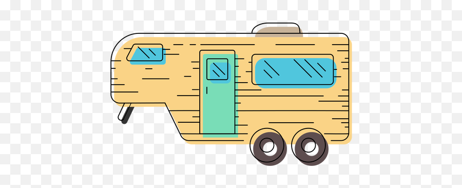 Transparent Png Svg Vector - Caravan Illustration Png,Trailer Png