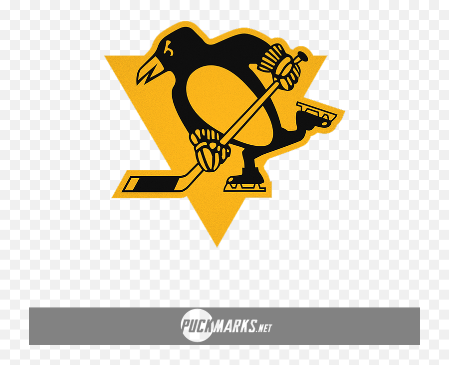 Puck Marks - Pittsburgh Penguins Logo Black And White Png,Bruins Logo Png