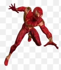 Iron Spiderman Clipart Png - Spider Man Shattered Spider Man Shattered Dimensions Iron Spider,Spider Man Png