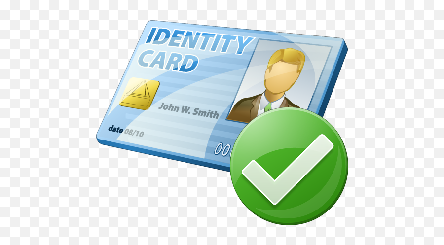 Id Card Icon Png - Sign,Id Card Png