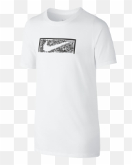 Nike Swoosh Png White Picture - Active Shirt