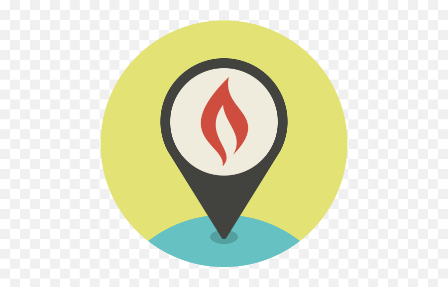 Map Gps Fire Pin Pointer Location Navigation Icon - Vertical Png,Navigation Icon