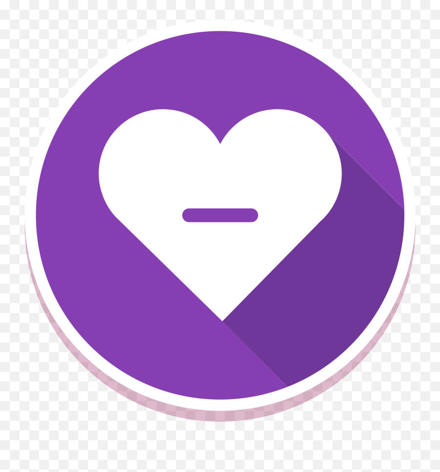 Free Heart Icon Minus 1187421 Png With Transparent - Girly,Minus Icon