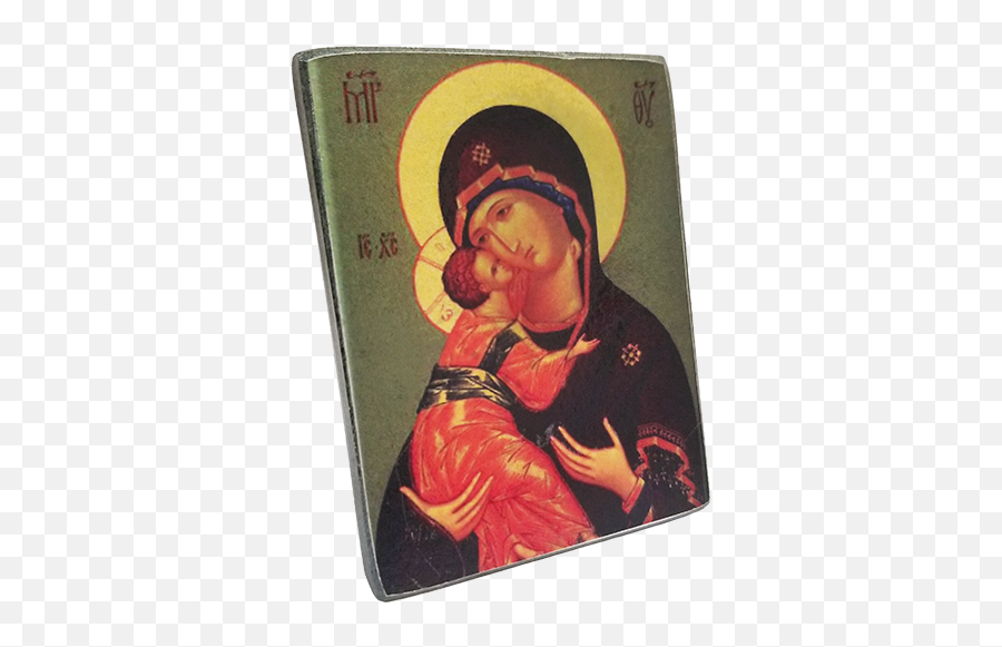 Holy Land Icon Mary Mother Of God Hand Carved Serpentine - Art Png,Mary Icon