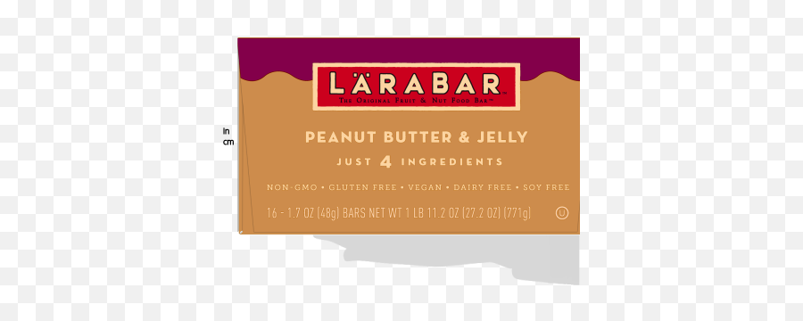 Larabar Gluten Free Peanut Butter - Horizontal Png,Peanut Butter Jelly Time Aim Icon