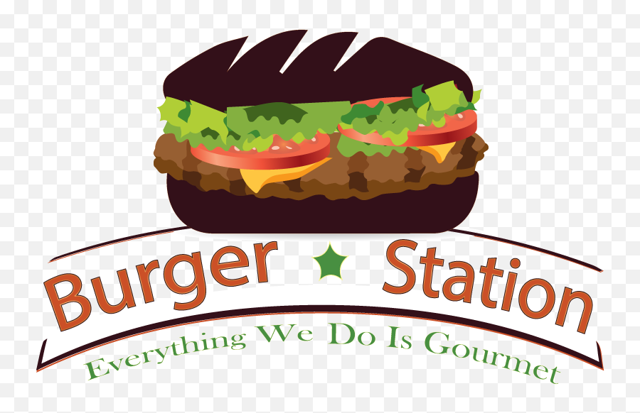 Shopping Logo Design For Burger Station - Burger Station Logo Png,Burger Logos