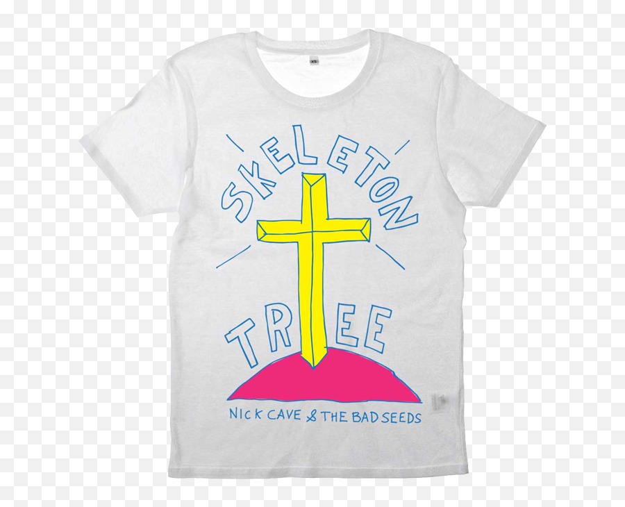Skeleton Tree White T - Shirt U2013 Nick Cave Nick Cave T Shirts Png,White T Shirt Transparent