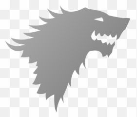 House Stark Wolf Logo - Free vector graphic on Pixabay Game Of Thrones Rainmeter png