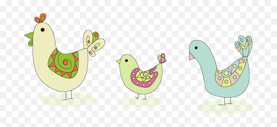 Easter Birds Transparent Isolated - Rooster Png,Easter Transparent