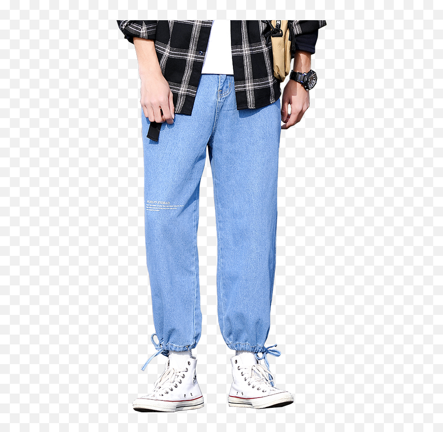 Wide Daddy Pants Comfortable Jeans - Stylish Png,Fashion Icon Aliexpress