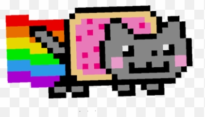 Nyan Cat Png Transparent 4 Image - Pixel Art