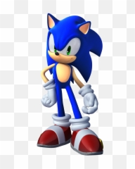 Sonic The Hedgehog Minecraft Skin - Unleashed Render png