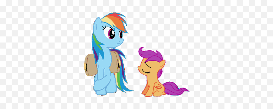 Mlp Dont Tell Anyone Sticker - Mlp Dont Tell Anyone Rainbow Dash Scootaloo My Little Pony Png,Fluttershy Icon
