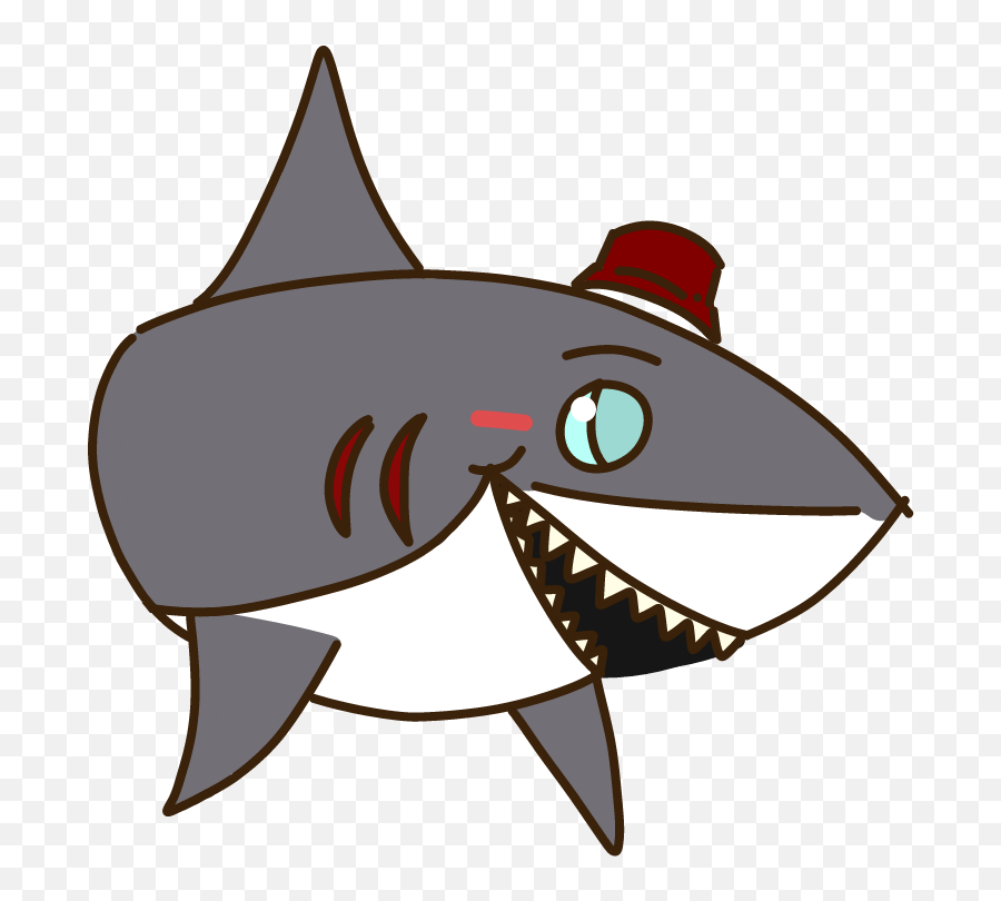 Larry Jaslmao Harriet And 6 Others Like This Post - Great Cartoon Png,Shark Clipart Transparent Background