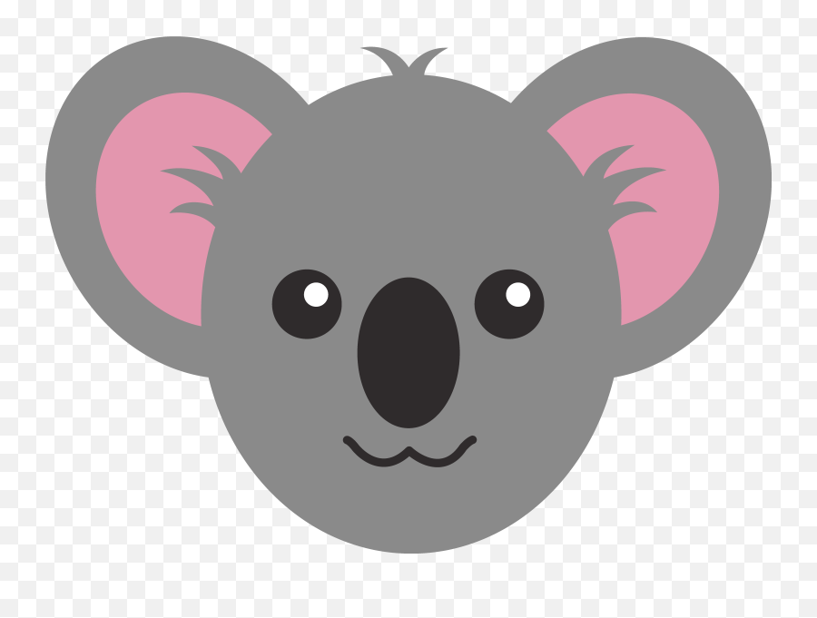 Bear Face Clipart - Koala Bear Face Drawing Png,Bear Head Png