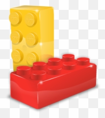 Lego Transparent Png Clipart Free - Red And Yellow Blocks