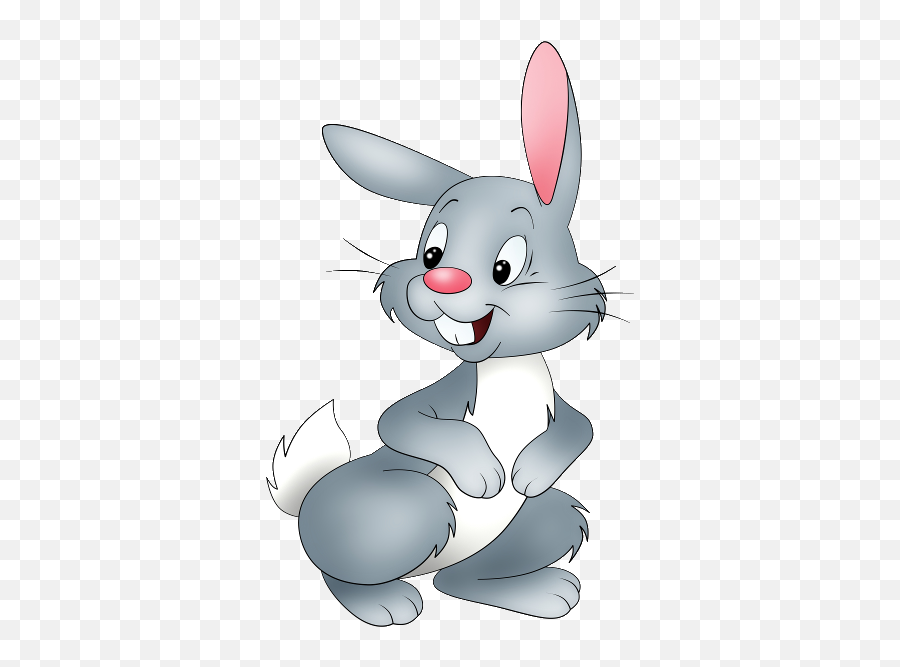 Download Back Gray Painted Hare Bugs Bunny Rabbit Clipart - Rabbit Clipart Transparent Png,Bugs Bunny Icon