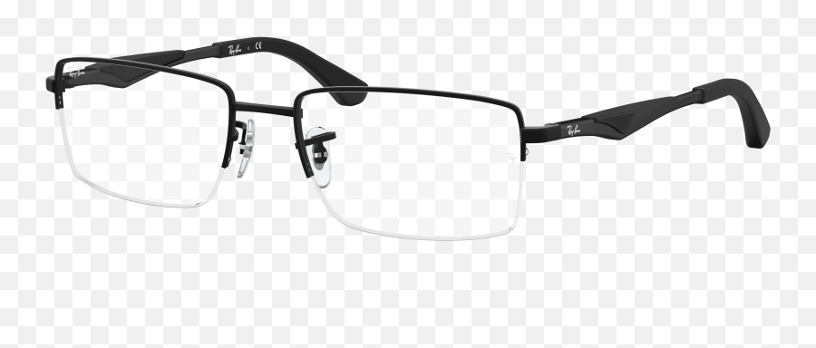 Ray - Ban 0rx6285 Glasses In Silvergunmetalgrey Target Optical 0rx6285 Png,Silhouette Rimless 7581 Titan Minimal Art The Icon