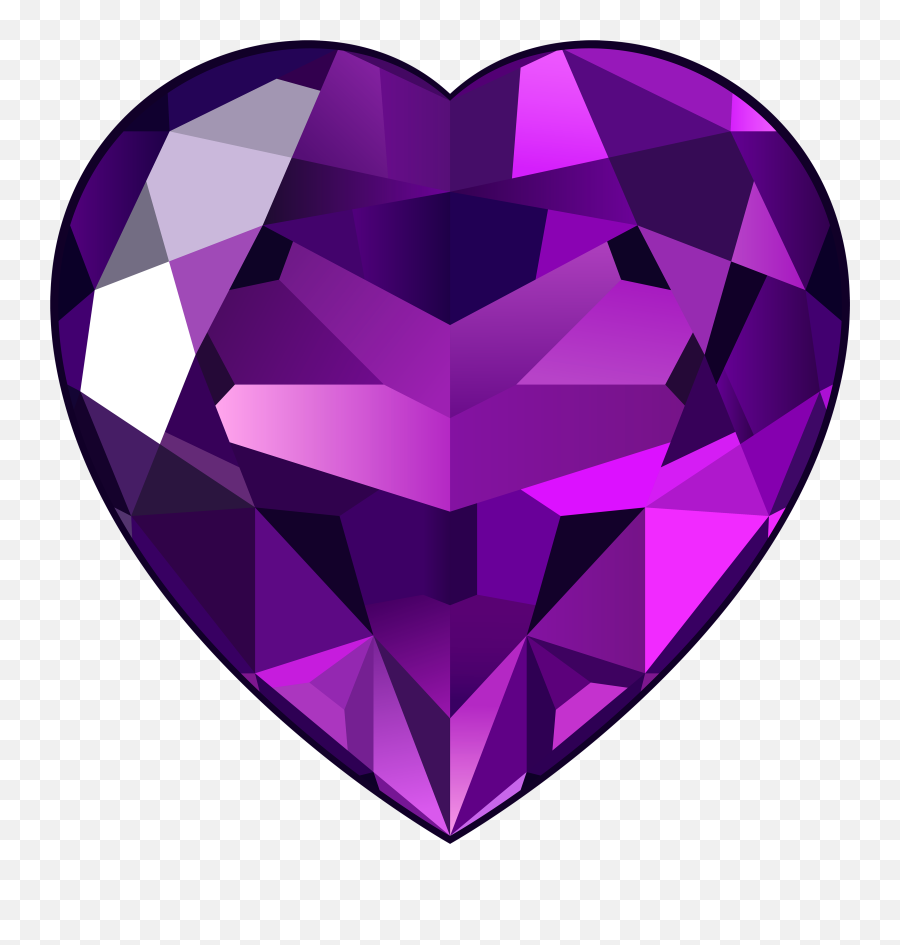 Neon Purple Heart Transparent Png - Purple Heart Gem,Purple Heart Emoji Png
