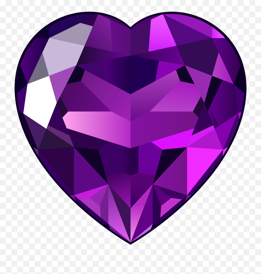 Neon Purple Heart Transparent Png - Purple Heart Gem,Purple Heart Emoji ...