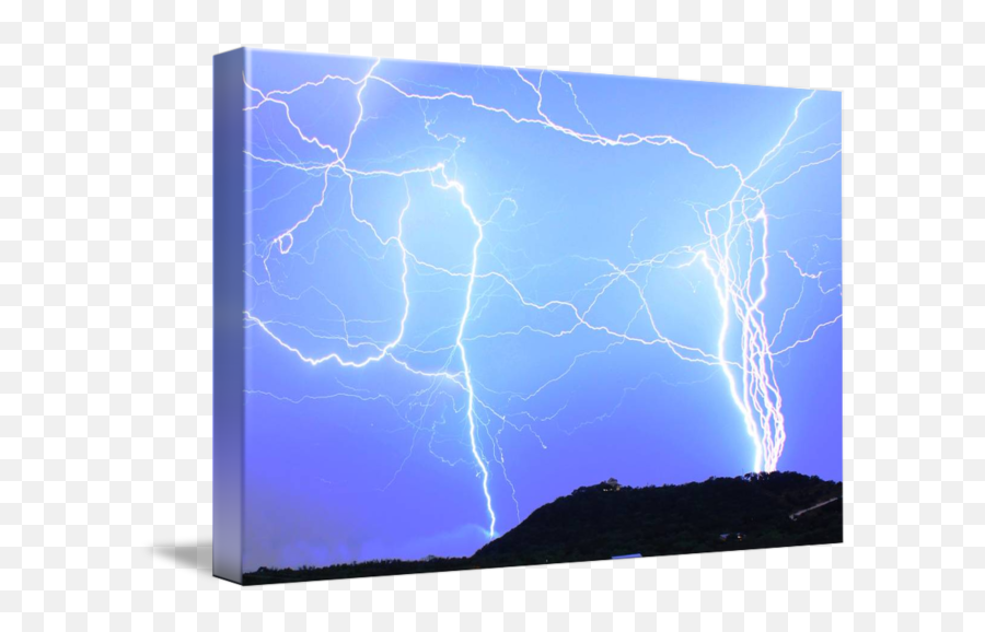 Amazing Stacked Blue Lightning By Michael Tidwell - Lightning Png,Blue Lightning Png