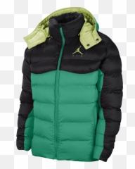 Jordan Jumpman Air Puffer Jacket For 11000 Kicksmaniaccom - Jordan Puffer Jacket Black And Green png