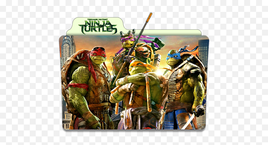 Teenage Mutant Ninja Turtles Folder Icon 2014 - Designbust Teenage Mutant Ninja Turtles 2014 Png,Marvel Icon Action Figures