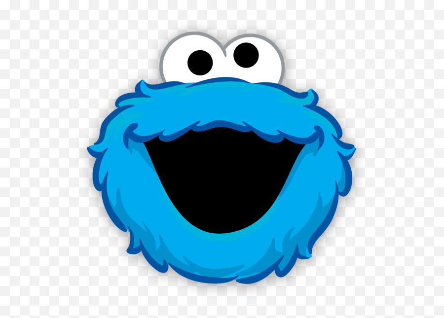 Cookie Monster Clipart Png Transparent - Full Size Cookie Monster Face Png,Oscar The Grouch Png