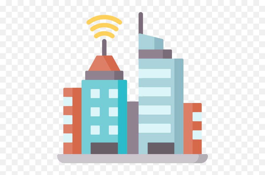 Smart City - Free Technology Icons Png,Free City Icon