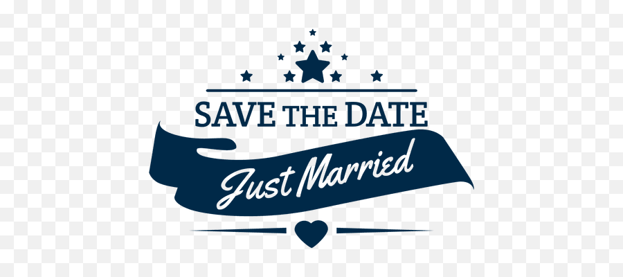 Just Married Wedding Badge 5 - Transparent Png U0026 Svg Vector File 5 Days To Go Wedding Png,Wedding Vector Png