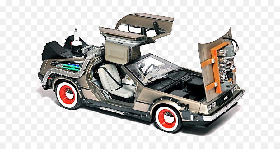A Back To The - Back To The Future Car Papercraft Png,Delorean Png