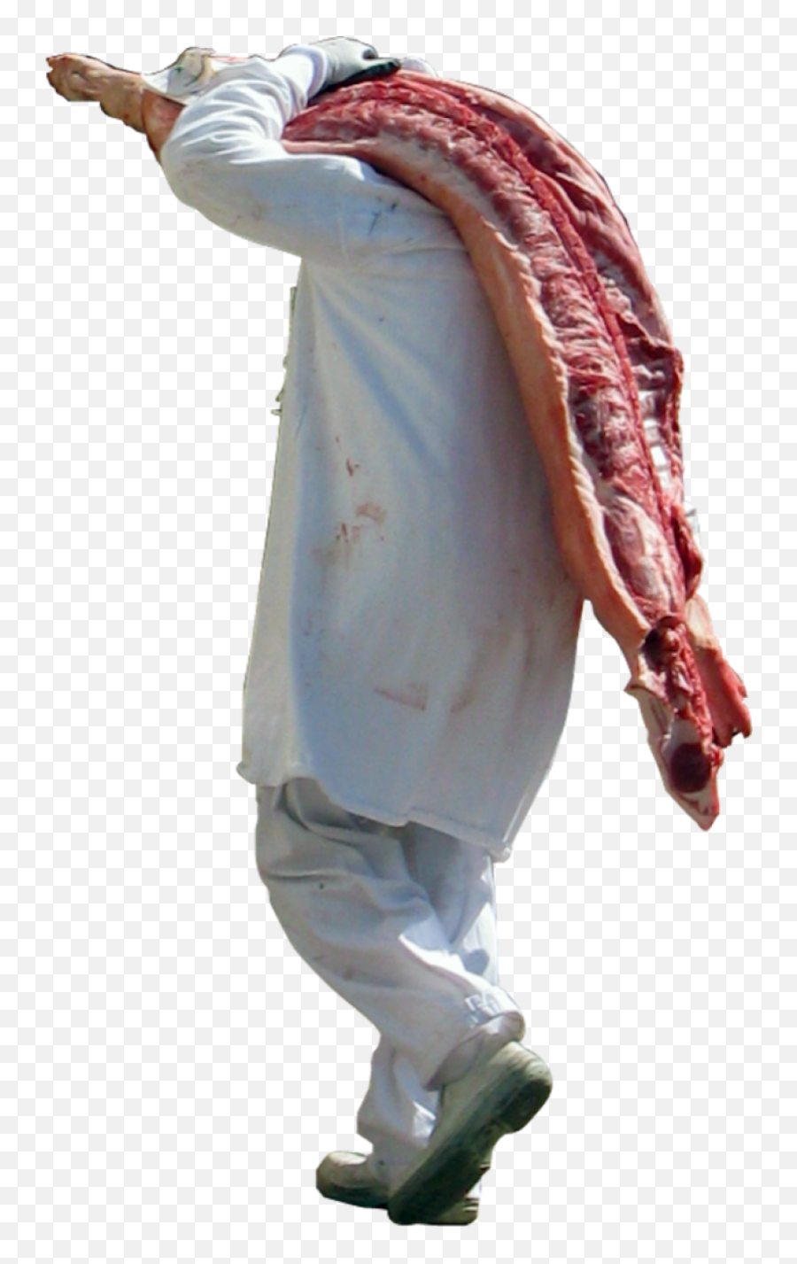 Slaugther Half A Pig Png Image - Purepng Free Transparent Transparent Butcher Png,Pig Png